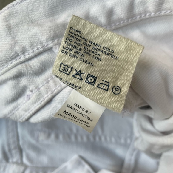 Marc by Marc Jacobs “Big Jean” in Patched-up White - Picture 11 of 14
